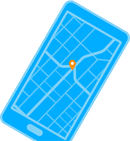 image of location tool on phone